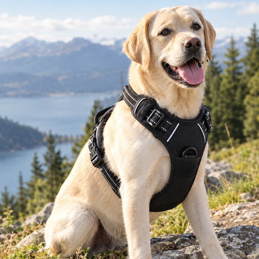 Harnais Anti-Traction Premium pour Chien | Confort, Sécurité & Contrôle Optimal.