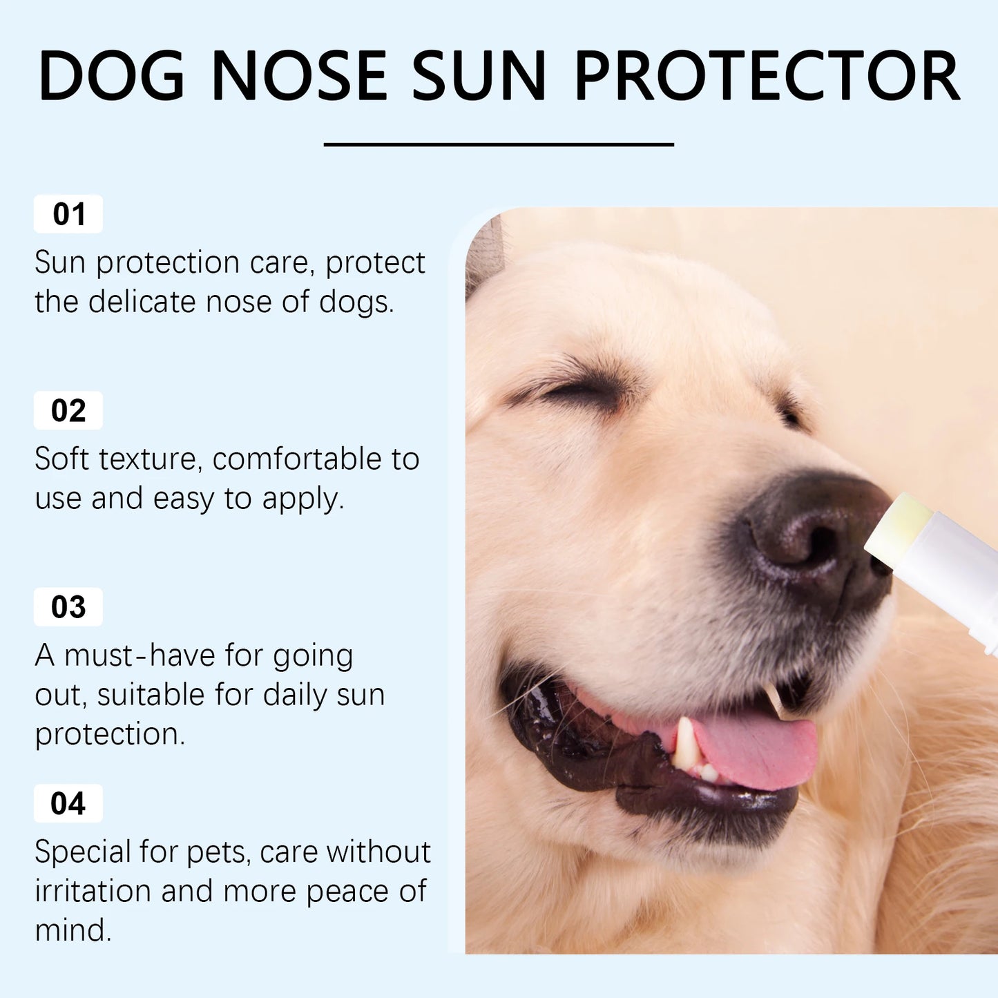 Kriath Dog Nose Protection Cream Gentle Care with Shea Butter & Vitamin E UV Shield for Pet Outdoor