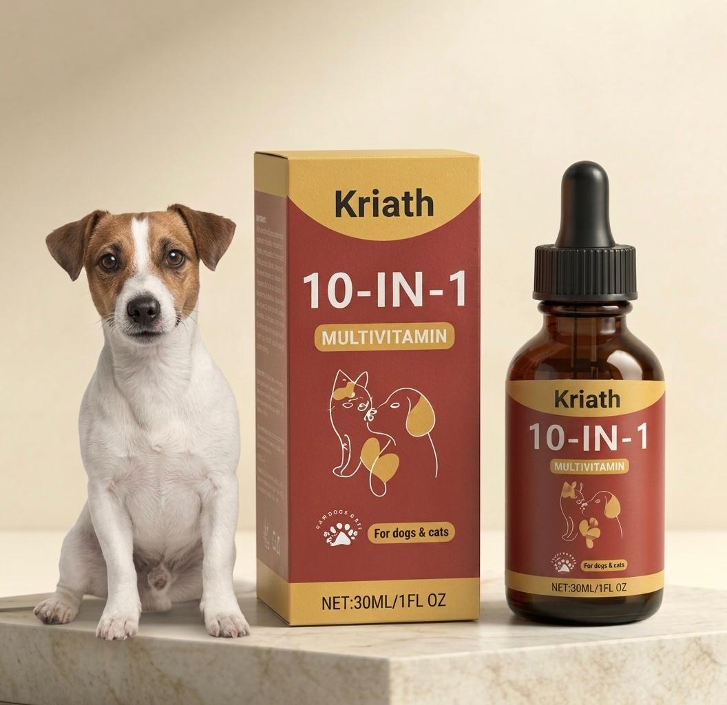Multivitamines Chien & Chat – Gouttes Vitalité Quotidienne | Immunité, Digestion & Mobilité